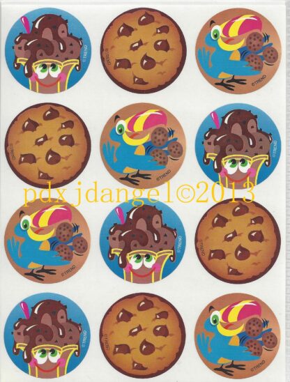 Trend Glossy Sniff Sticker Sheet-90s (Chocolate Chip)