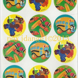 Trend Glossy Sniff Sticker Sheet-90s (Orange)