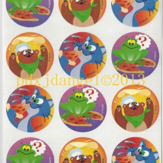 Trend Glossy Sniff Sticker Sheet-90s (Pizza)