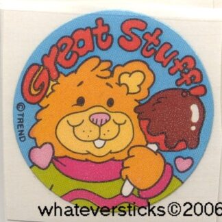 Trend Glossy Sniff Sticker: Caramel Apple
