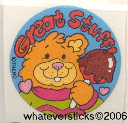 Trend Glossy Sniff Sticker: Caramel Apple