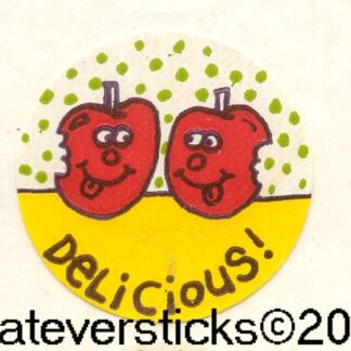 Vintage Eureka Sniff Sticker Strip:  Apple