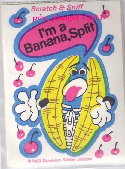 Sandylion Matte Sniff Sticker-Banana Split
