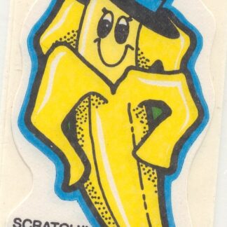 Mello Smello Matte Sniff Sticker-Banana