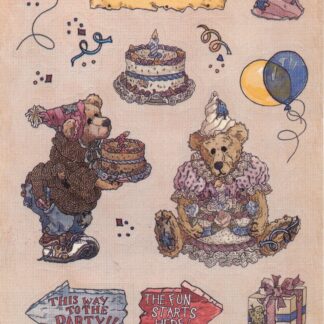 Vintage Stickers, Mint in Package: Boyd's Bears Birthday