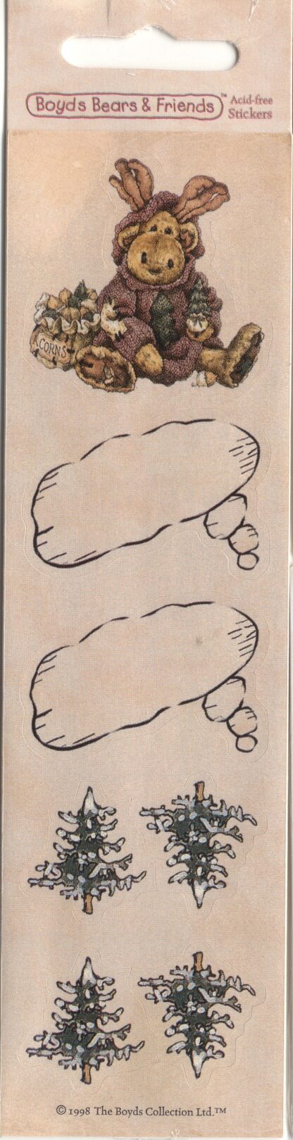Vintage Stickers, Mint in Package: Winter Boyd's Bears
