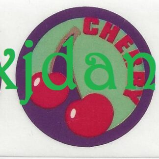 Vintage CTP Sniff Sticker Strip: 1987  Cherry