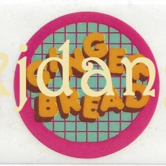 Vintage CTP Sniff Sticker Strip: 1987 Gingerbread