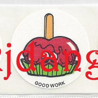 Vintage CTP Sniff Sticker Strip: 1981 Apple