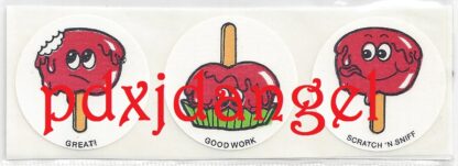 Vintage CTP Sniff Sticker Strip: 1981 Apple