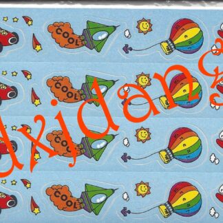 Vintage CTP Sniff Sticker Sheet: Transportation