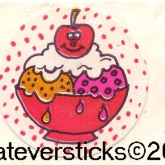 Vintage Eureka Sniff Sticker Strip: Cherry