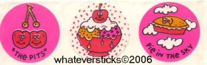 Vintage Eureka Sniff Sticker Strip: Cherry