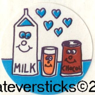 Vintage Eureka Sniff Sticker Strip:  Chocolate