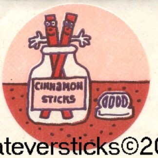 Vintage Eureka Sniff Sticker Strip:  Cinnamon