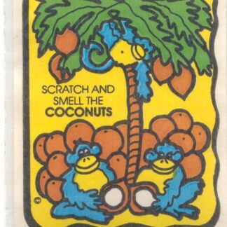 Mello Smello Matte Sniff Sticker-Coconut