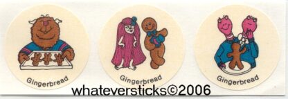 Vintage CTP Matte Sniff Sticker Strip: Creatures Gingerbread