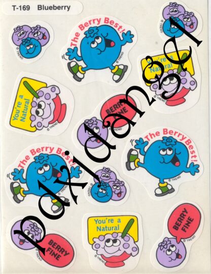 Trend Glossy Die-Cut Sniff Sheet: Blueberry