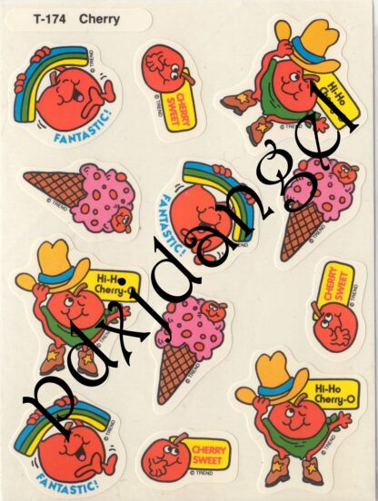 Trend Glossy Die-Cut Sniff Sheet: Cherry