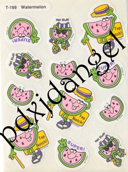 Trend Glossy Die-Cut Sniff Sheet: Watermelon