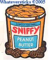 Mello Smello Matte Sniff Sticker-Peanut Butter S2