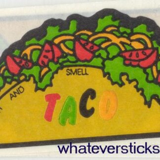 Mello Smello Matte Sniff Sticker-Taco