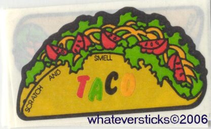 Mello Smello Matte Sniff Sticker-Taco