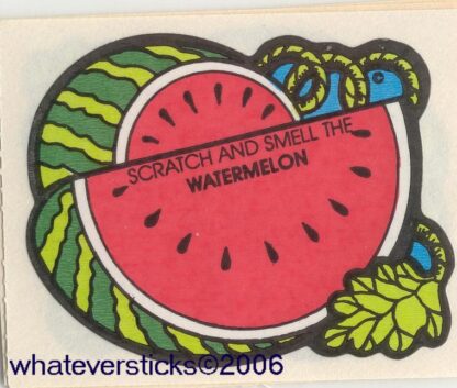 Mello Smello Matte Sniff Sticker-Watermelon