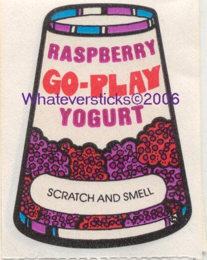 Mello Smello Matte Sniff Sticker-Raspberry Yogurt