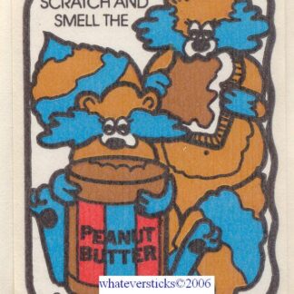 Mello Smello Matte Sniff Sticker-Peanut Butter S1