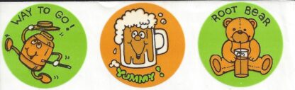 Vintage Eureka Sniff Sticker Strip:  Root Beer