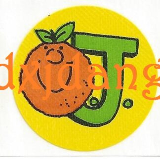 Vintage Eureka Sniff Sticker Strip: Orange Juice