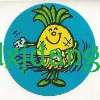 Vintage Eureka Sniff Sticker Strip: Pineapple