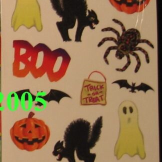 Vintage Stickers, Mint in Package: Halloween InterArt
