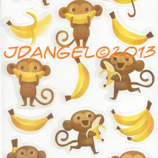 KC Sniff Sticker Sheet: Banana 1