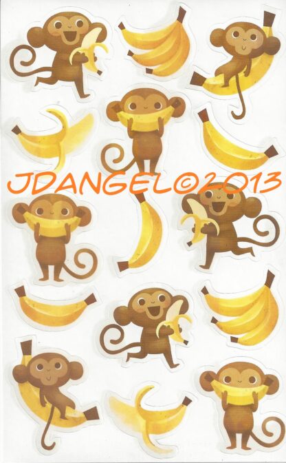 KC Sniff Sticker Sheet: Banana 1