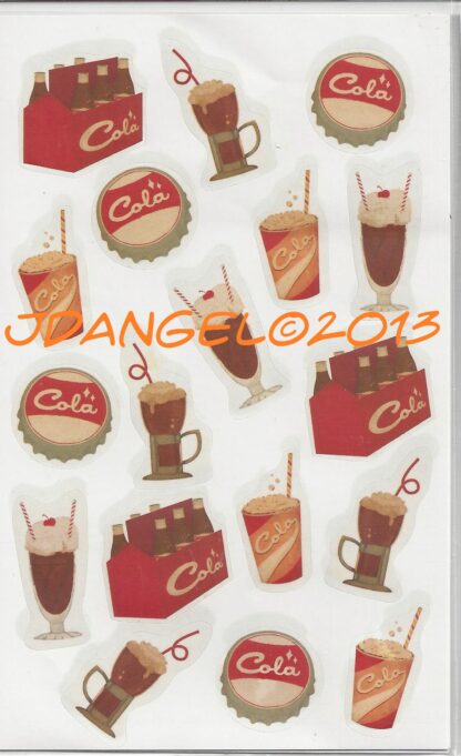 KC Sniff Sticker Sheet: Cola 2