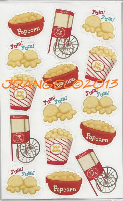 KC Sniff Sticker Sheet: Popcorn 2