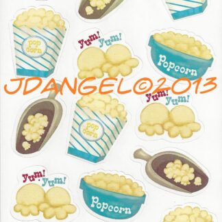 KC Sniff Sticker Sheet: Popcorn 1