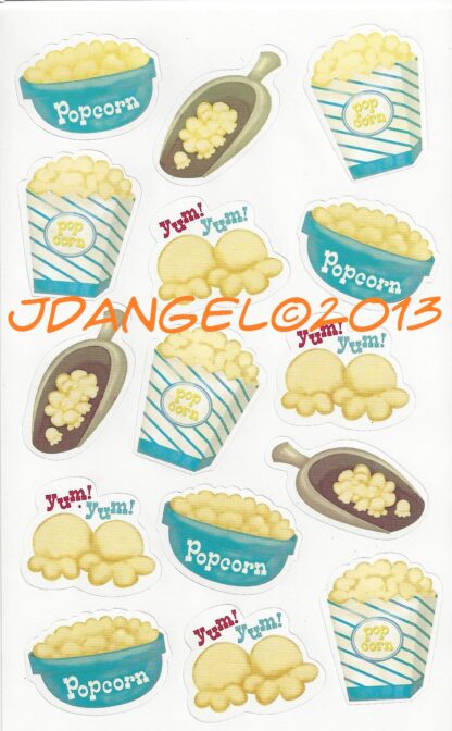 KC Sniff Sticker Sheet: Popcorn 1