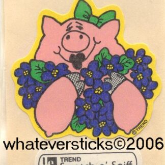 Trend Matte Large Sniff Sticker-Pig, Lilac