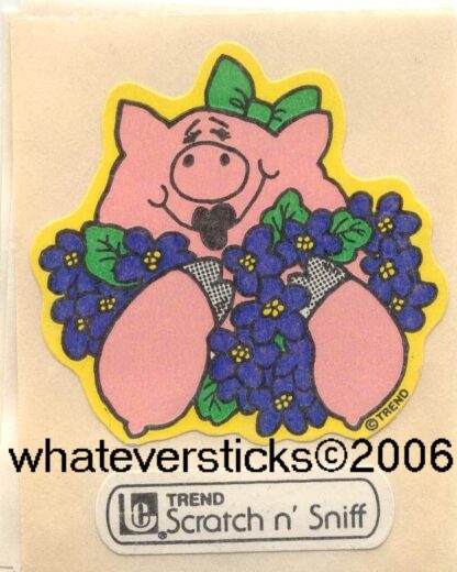 Trend Matte Large Sniff Sticker-Pig, Lilac