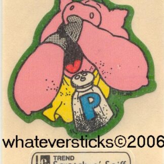 Trend Matte Large Sniff Sticker-Pig, Pepper