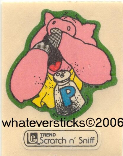 Trend Matte Large Sniff Sticker-Pig, Pepper