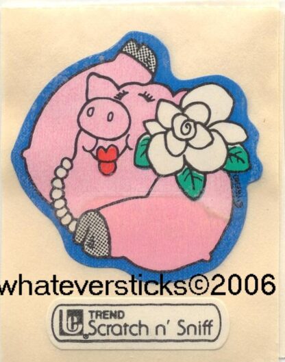 Trend Matte Large Sniff Sticker-Pig, Rose