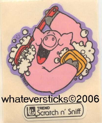 Trend Matte Large Sniff Sticker-Pig, Soap