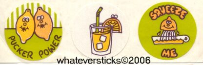 Vintage Eureka Sniff Sticker Strip:  Lemon