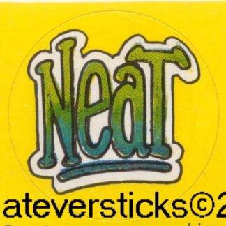 Vintage Paper Art Sniff Sticker Strip-Lime