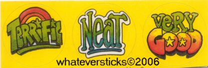 Vintage Paper Art Sniff Sticker Strip-Lime