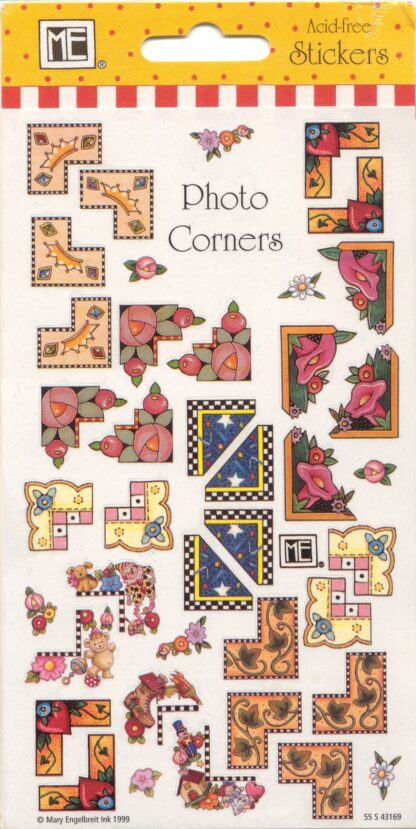 Vintage Stickers, Mint in Package: Photo Corners Mary Engelbreit